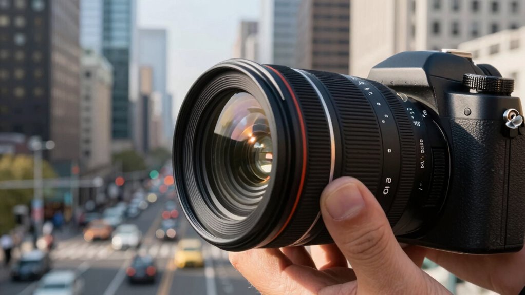 adjust focus and perspective