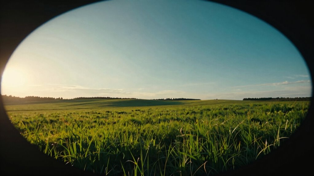 cinematic expansive distorted visuals