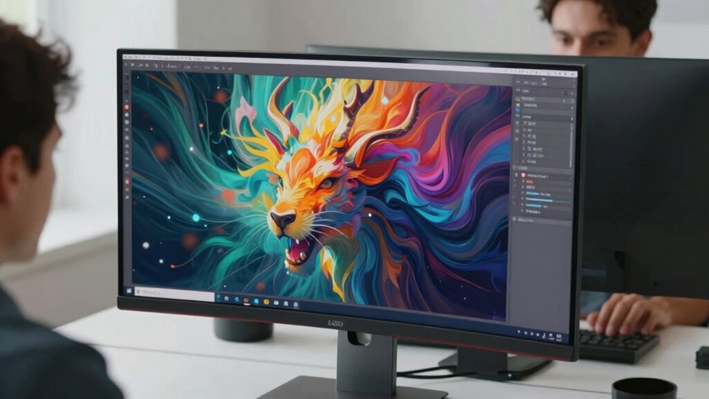 curved screens enhance immersion ergonomics