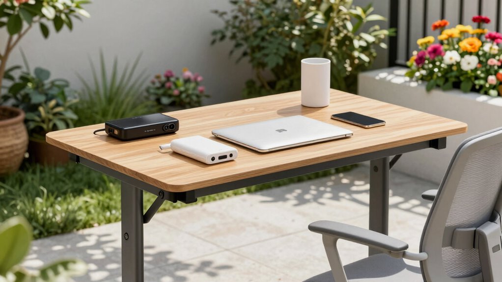 ergonomic portable organized workspace