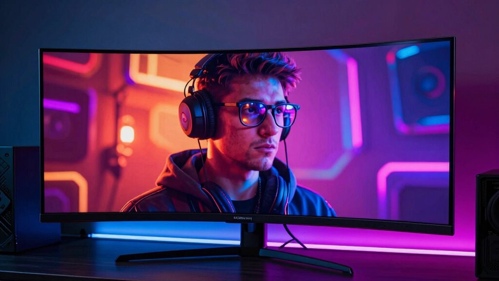 immersive large screen gaming
