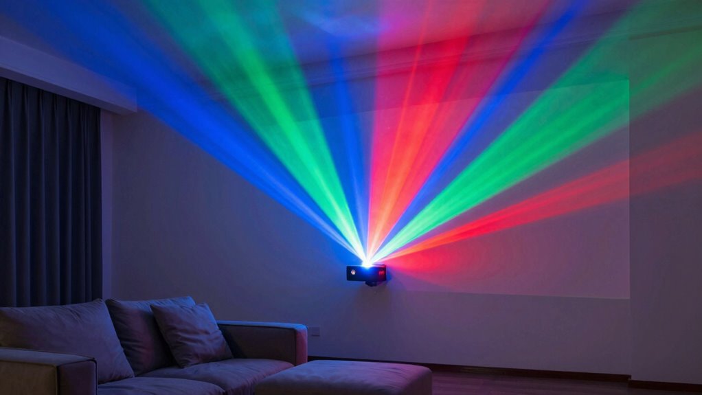 large flexible home projector