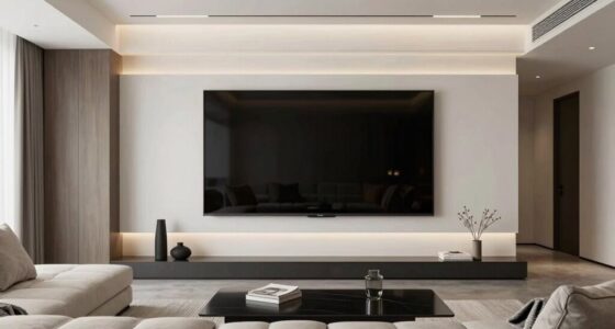 large screen room layout