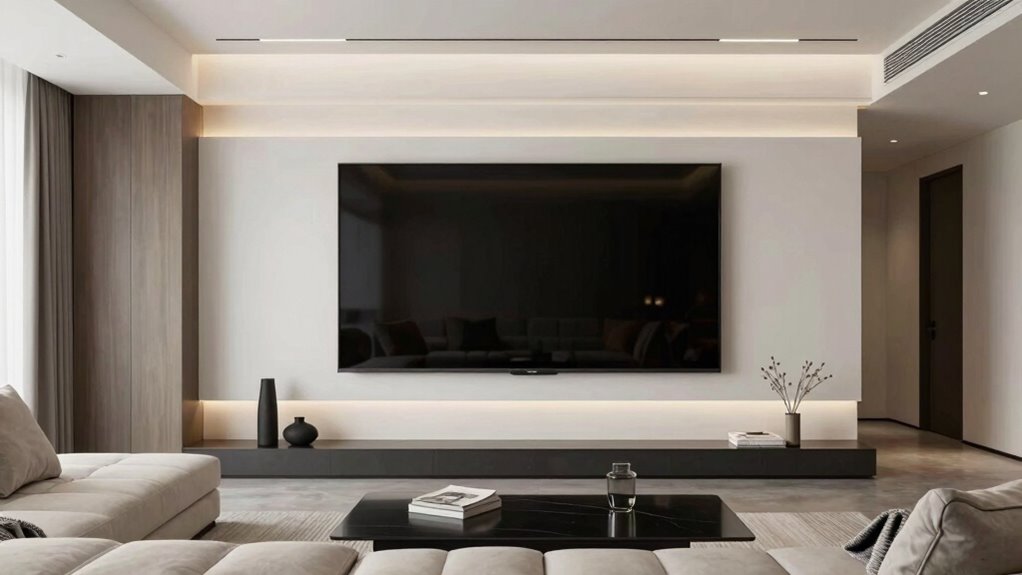 large screen room layout