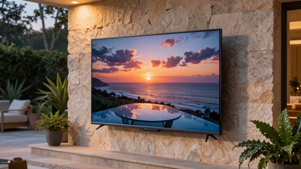 luxury outdoor tv appeal