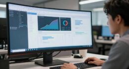 monitor size influences efficiency