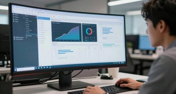 monitor size influences efficiency