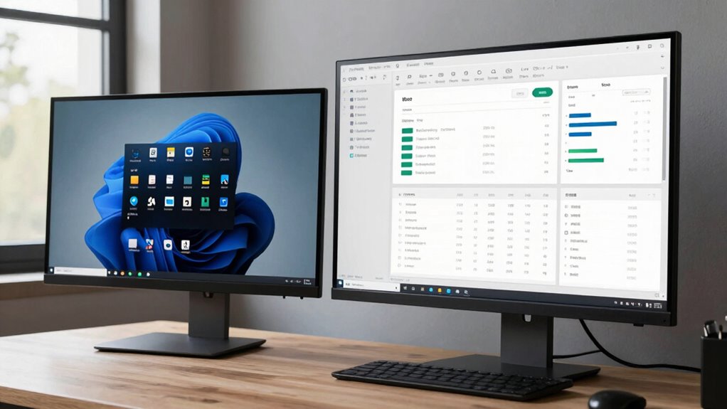 optimal monitor size and ergonomics