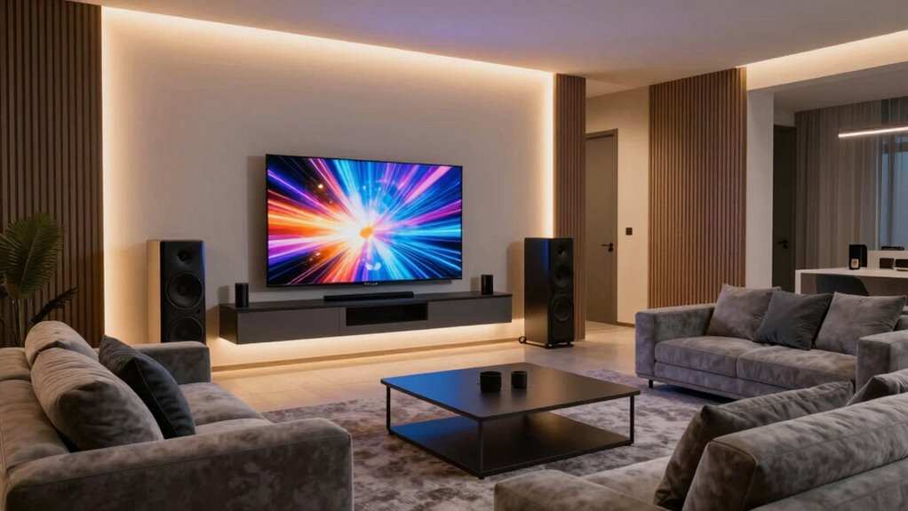 optimized room acoustic setup