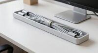 organized cables enhance workspace
