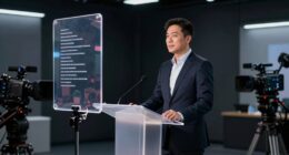 teleprompters enhance solo broadcasting