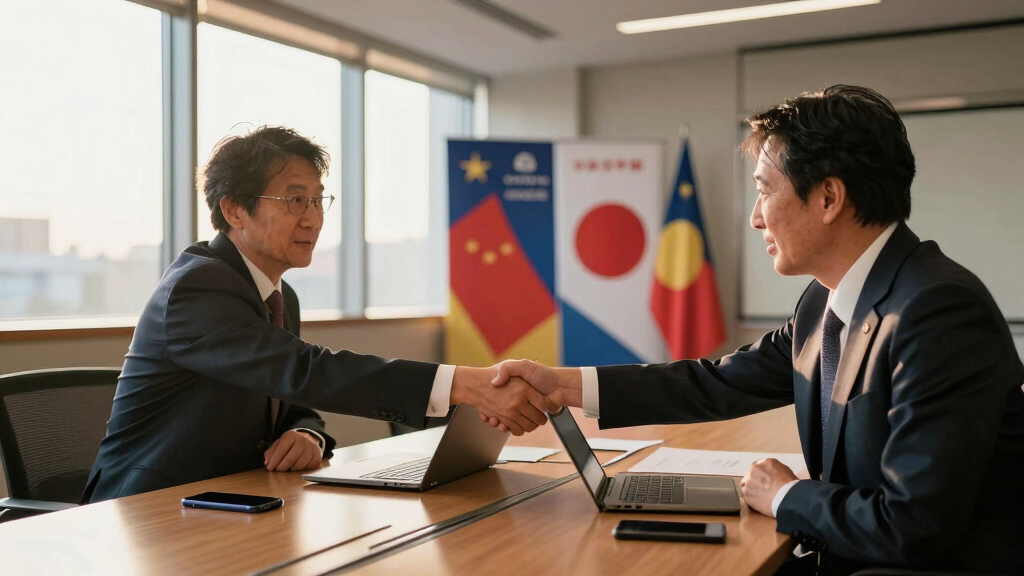 Japan, China trade chiefs chat briefly at APEC; first since dispute