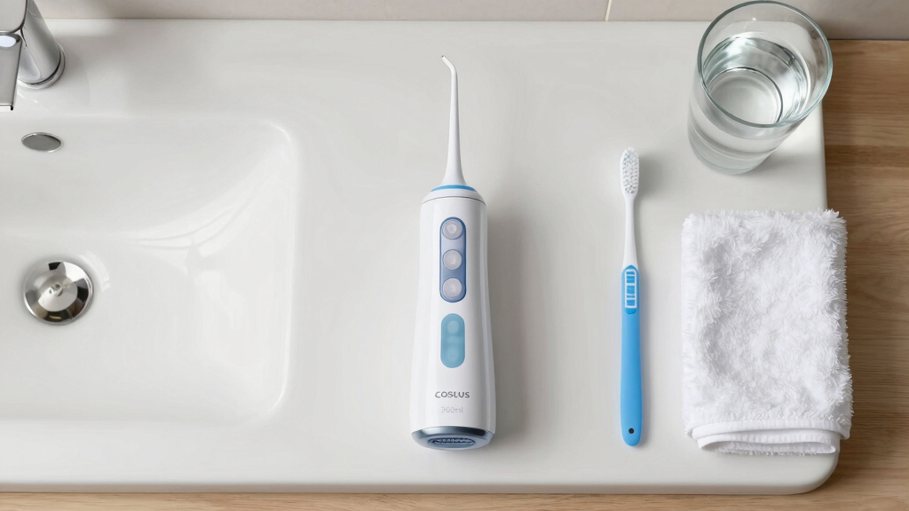 COSLUS 300ml Cordless Portable Rechargeable Water Dental Flosser $7