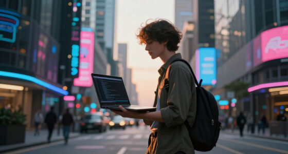 A Walkable ASCII Cyberpunk City In One HTML File [Video]