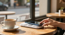 A Foldable Wireless Charging Station For Your Apple Devices, Priced At $9.15