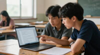 Can Questions Help Students Think More Deeply About AI?