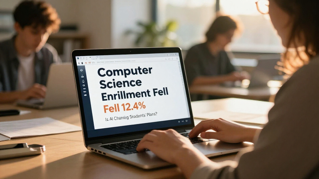 Computer Science Enrollment Fell 12.4%: Is AI Changing Students’ Plans?