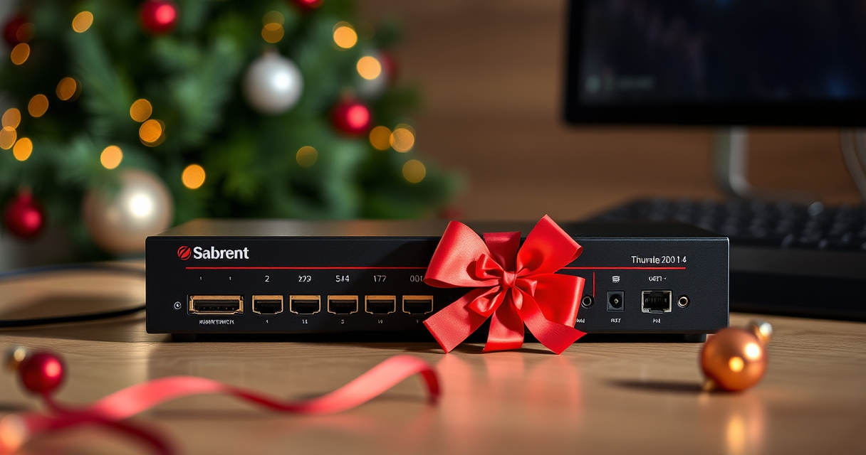 Sabrent Thunderbolt 4 KVM Switch: A Holiday Desk Upgrade