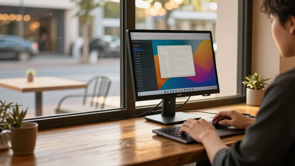 Take A Second Screen Anywhere With The AOC 16T20 Portable Monitor